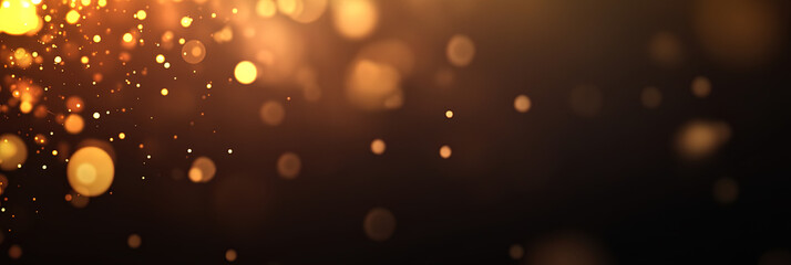 Funkelnder Weihnachtshintergrund im goldenen Bokeh Licht