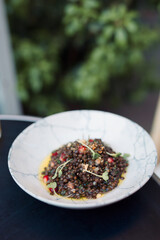 Lentilles, plat sain, 