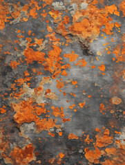 A high-resolution background of an aged metal surface with rust and weathered textures, ideal for design and gaming applications