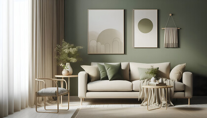 modern and cozy living room
