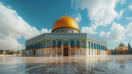 Fototapeta premium A large building with a dome on top