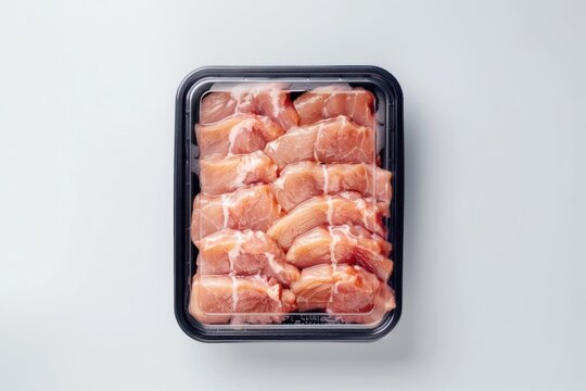 Packaging for frozen perfect cut raw chicken raw meat mutton bacon.