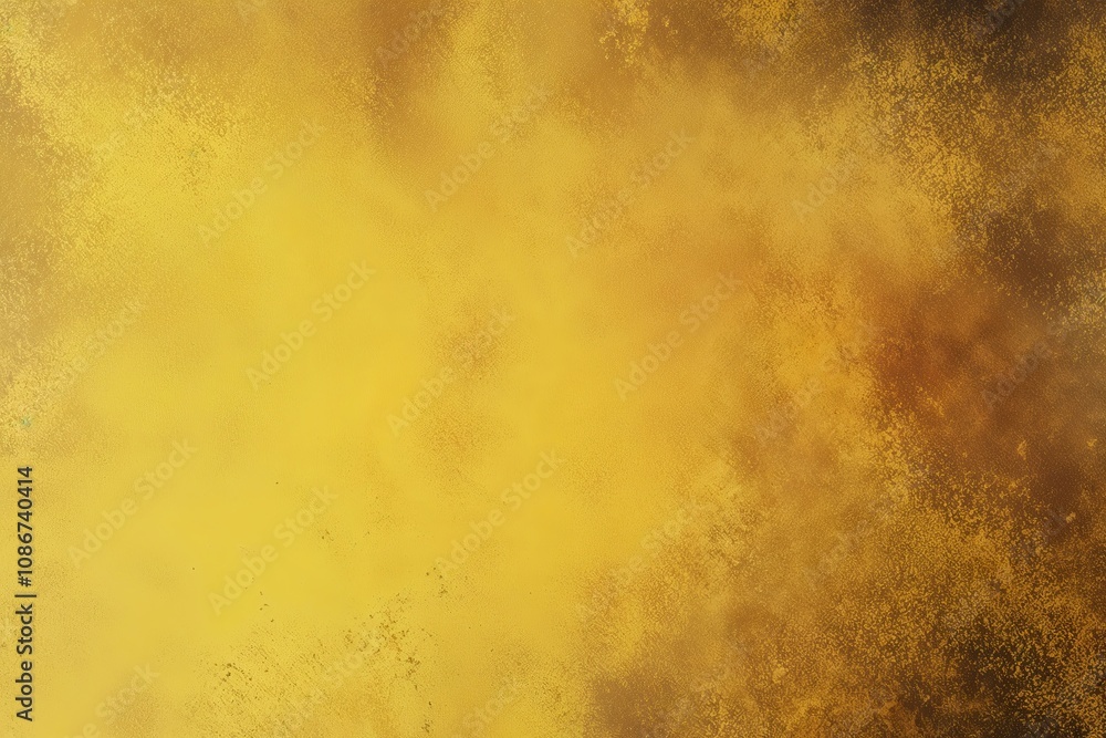Poster intricate yellow texture with subtle noise and faded amber effect on modern layout