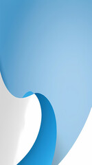 Abstract Swirling Pattern with Blue and White Colors