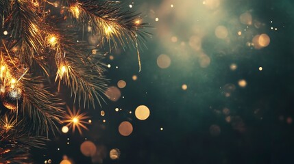 Fototapeta premium new year background concept with copy space