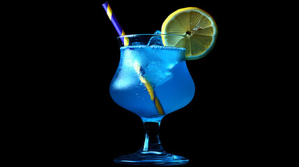 Blue Lagoon: A Vibrant Cocktail Experience Featuring Vodka and Invigorating Lemonade