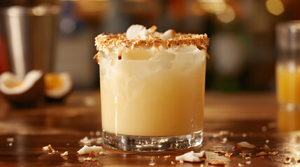 Coconut Margarita: A Creamy Delight with Robust Coconut Flavor and a Tropical Sensation for a Refreshing Experience