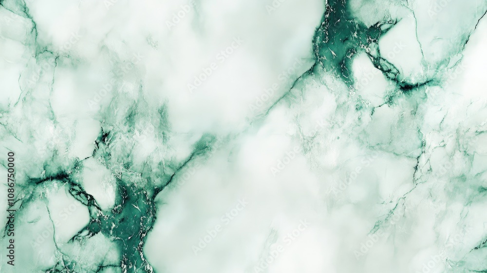 Poster abstract green marble texture background with fluid design showcasing natural patterns and organic l