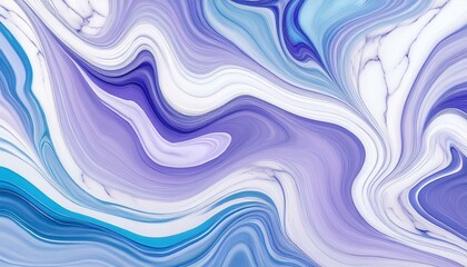 ラベンダーとベビーブルーが織りなす柔らかなマーブル模様
