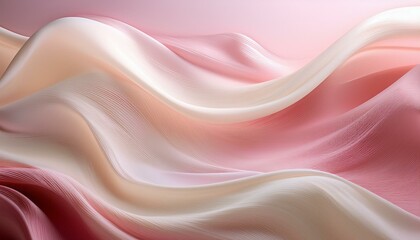 Obraz premium 優しい色合いのピンクとクリームのグラデーション 