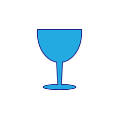wine icon illustration flat
