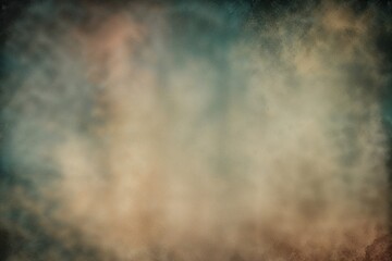 Vintage Literature Textured Background with Halftone Faded Hues and Dusty Effect