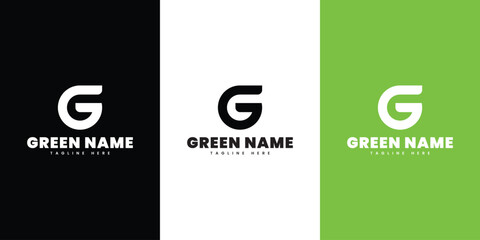 Letter G logo design graphic template