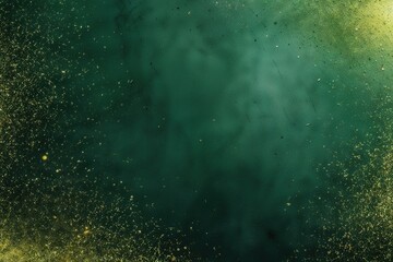 Obraz premium Textured Green Background with Gritty Texture and Particle Effects