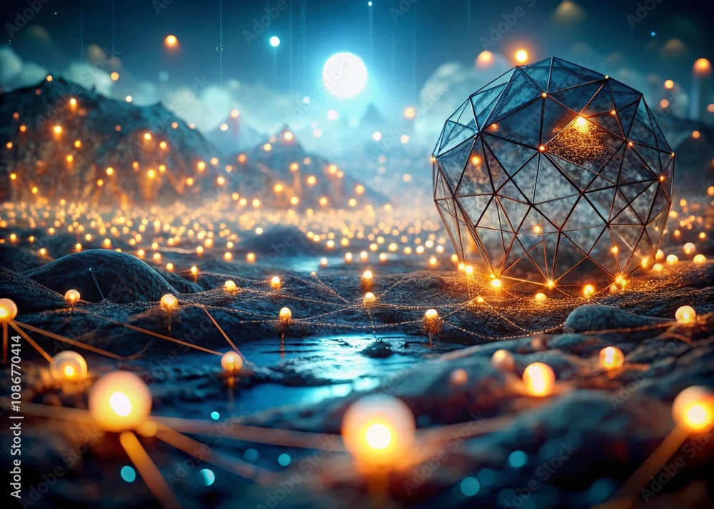 Poster Captivating Low Light Photography Exploring the Intricacies of Generative AI in a Darkened Environment with Illuminated Elements