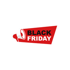 Black Friday banner. Special discount offer design