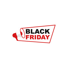 Black Friday banner. Special discount offer design