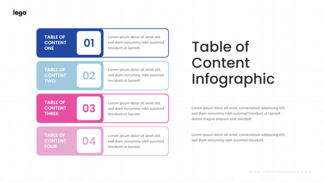 Agenda and Table of Content Presentation Slides