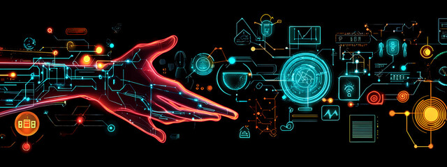 Glowing Network Connections