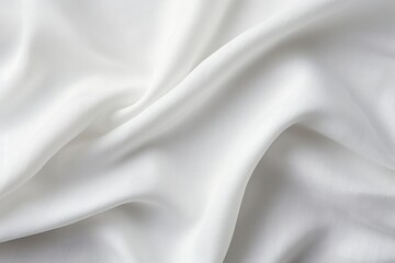Naklejka premium White linen texture silk backgrounds simplicity.