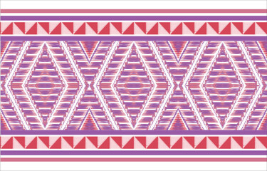 Thai pattern figure tribal Thai geometric ethnic oriental pattern traditional background.Aztec style,embroidery,abstract,vector illustration.design for texture,fabric,clothing,wrapping,carpet.