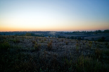 Early October morning on a small river