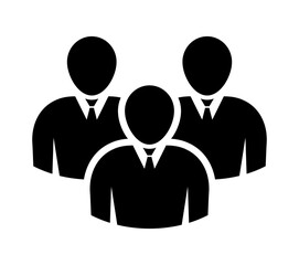 Symbol, ikona ludzi. Plik wektorowy.