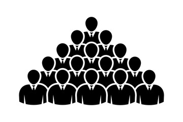 Symbol, ikona ludzi. Plik wektorowy.