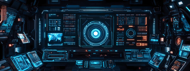 Futuristic Tech Interface