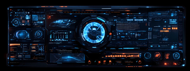 Fototapeta premium Futuristic Tech Interface