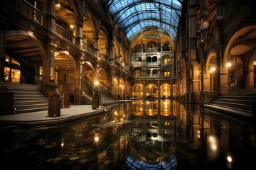 Obraz premium Fantastic Beautiful Architecture, Surreal Incredible Buildings, Amazing Futuristic City, Buildings 3d