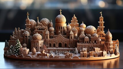 The Art of Gingerbread: Unleashing the Mastery of a Woman's Hand in a World of Exquisite Decorations