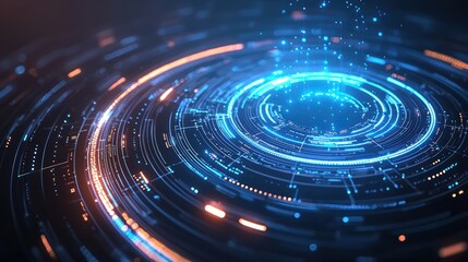 Dynamic digital patterns abstract space graphic design technology close-up visualization