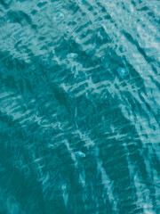 Icy blue sea water background