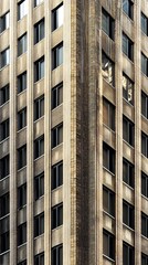 Fototapeta premium Captivating Geometric Architecture Showcasing Minimalist Urban Design and Striking Patterns