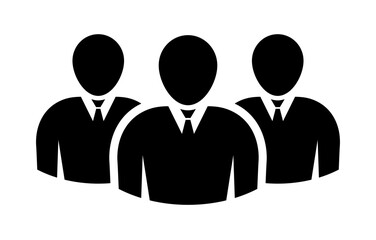 Symbol, ikona ludzi. Plik wektorowy.