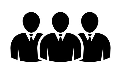 Symbol, ikona ludzi. Plik wektorowy.