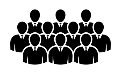 Symbol, ikona ludzi. Plik wektorowy.