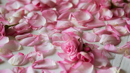 Obraz premium Cherry Blossom Petal Frame - a delicate and enchanting visual. The cherry blossom petals create a beautiful frame that adds a touch of spring elegance.