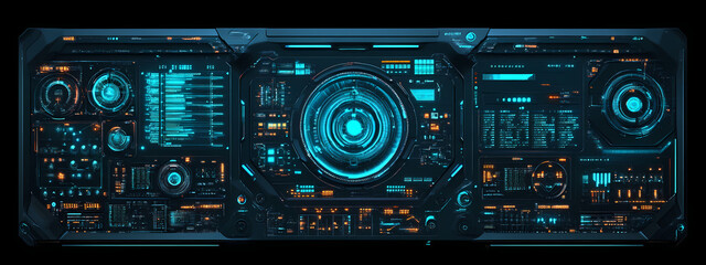 Fototapeta premium Digital Command Center