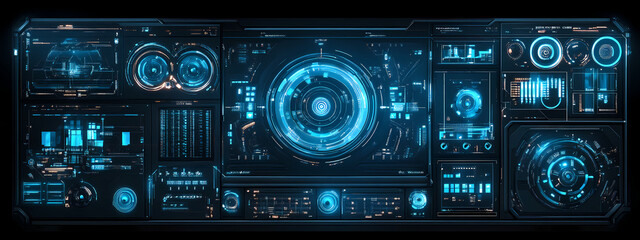 Fototapeta premium Digital Command Center