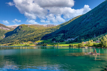 Skei is a town in the county of Sogn og Fjordane in the region Vestlandet, Norway.