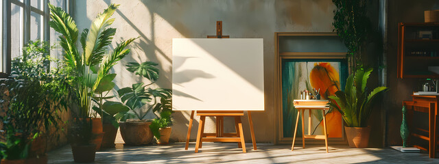 Fototapeta premium Nature-Inspired Workspace