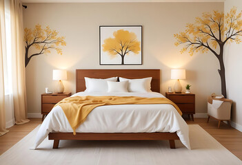 bedroom with bed