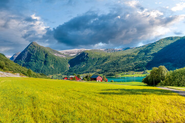 Obraz premium Skei is a town in the county of Sogn og Fjordane in the region Vestlandet, Norway.