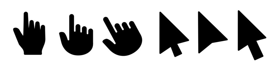Click icon. Computer cursor icon