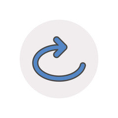 Repeat  vector icon stock illustration