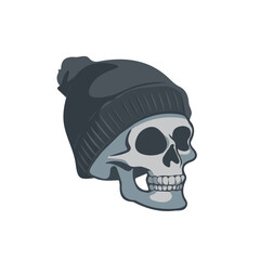 Simple flat 2D icon skullcap isolated on a transparent background, vector, flat design, animation design, vector, flat design, animation design, simple flat 2D icon, flat vector, orange icon