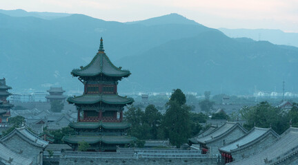 Ancient buildings in Shanxi Province, China