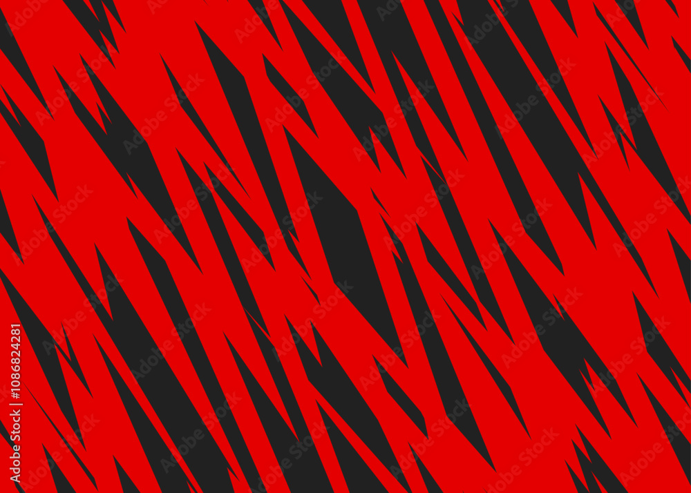 Poster abstract background with seamless rough slash lines pattern